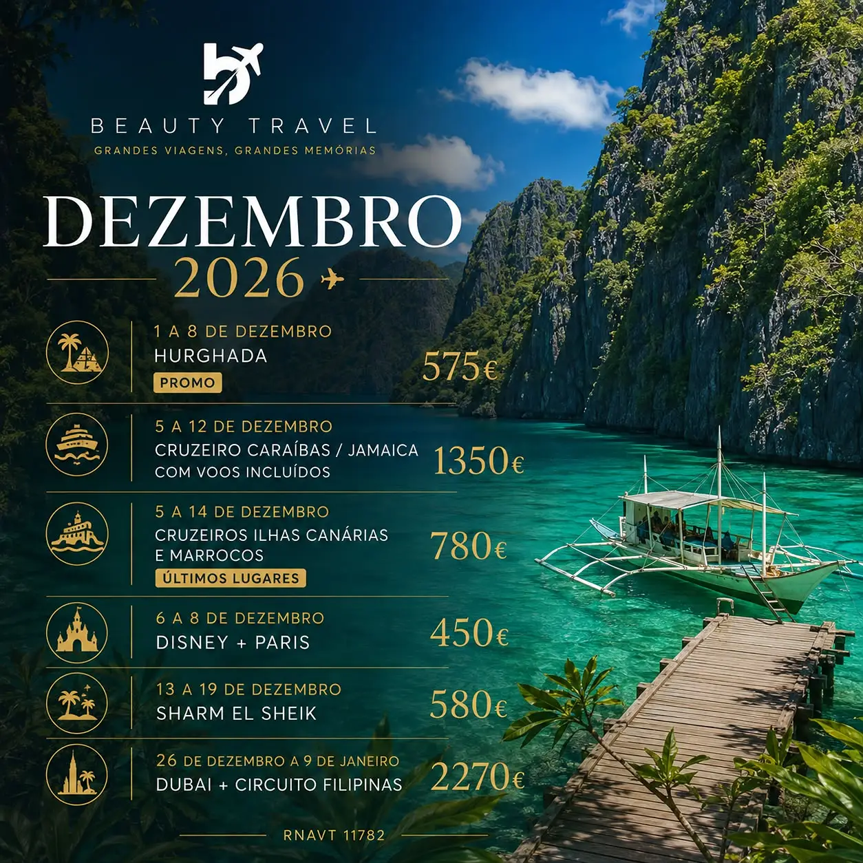 Grupo de viagens Desembro 2026