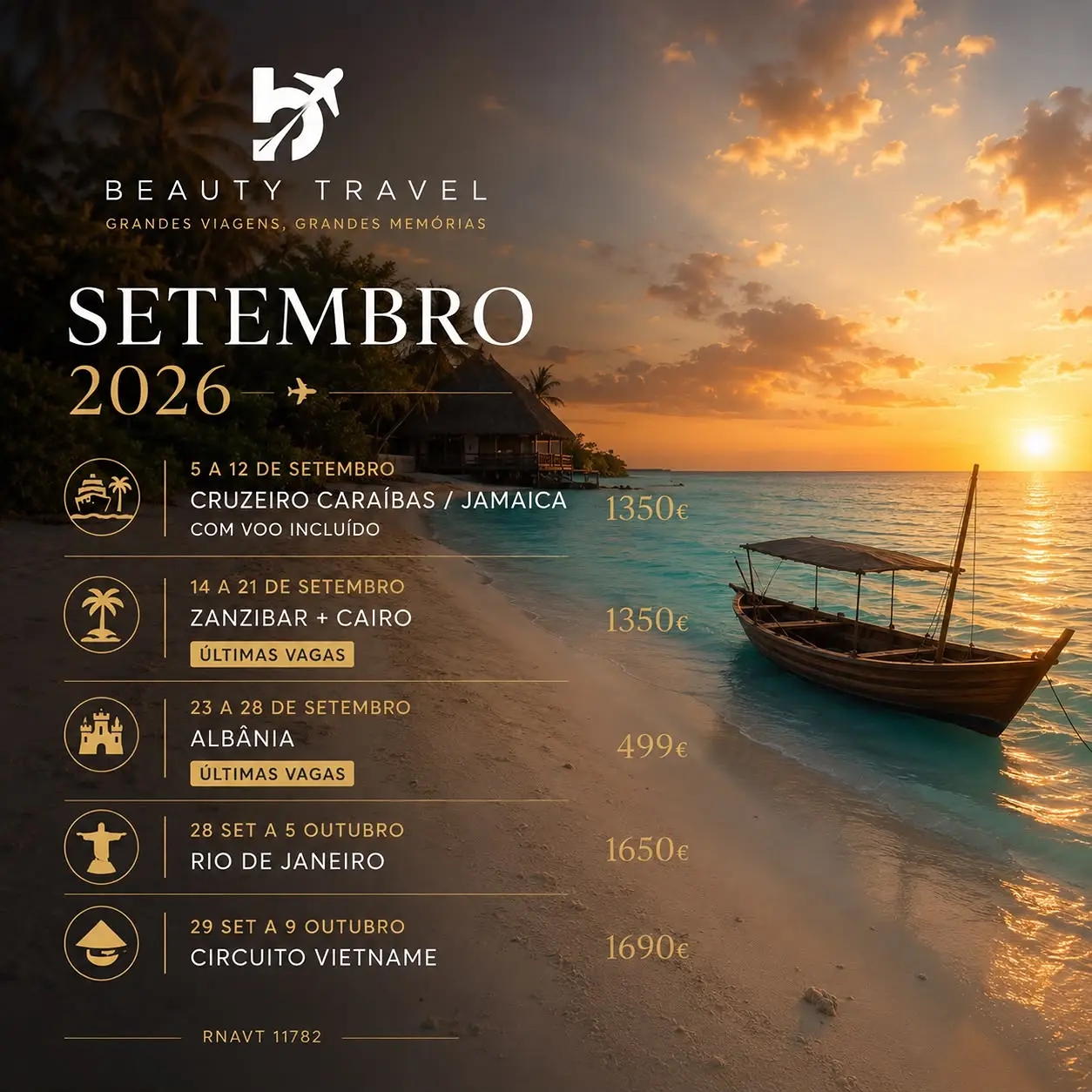 Grupo de viagens setembro 2026