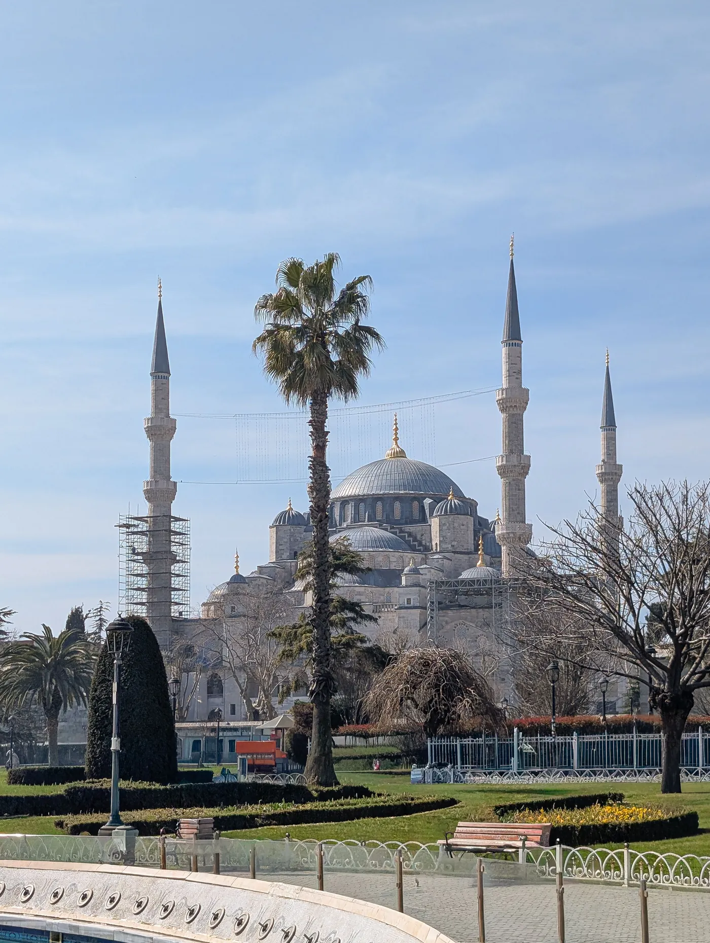 Mesquita Azul, em Istambul, com os seus minaretes